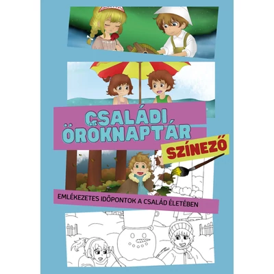 Családi öröknaptár - Színező